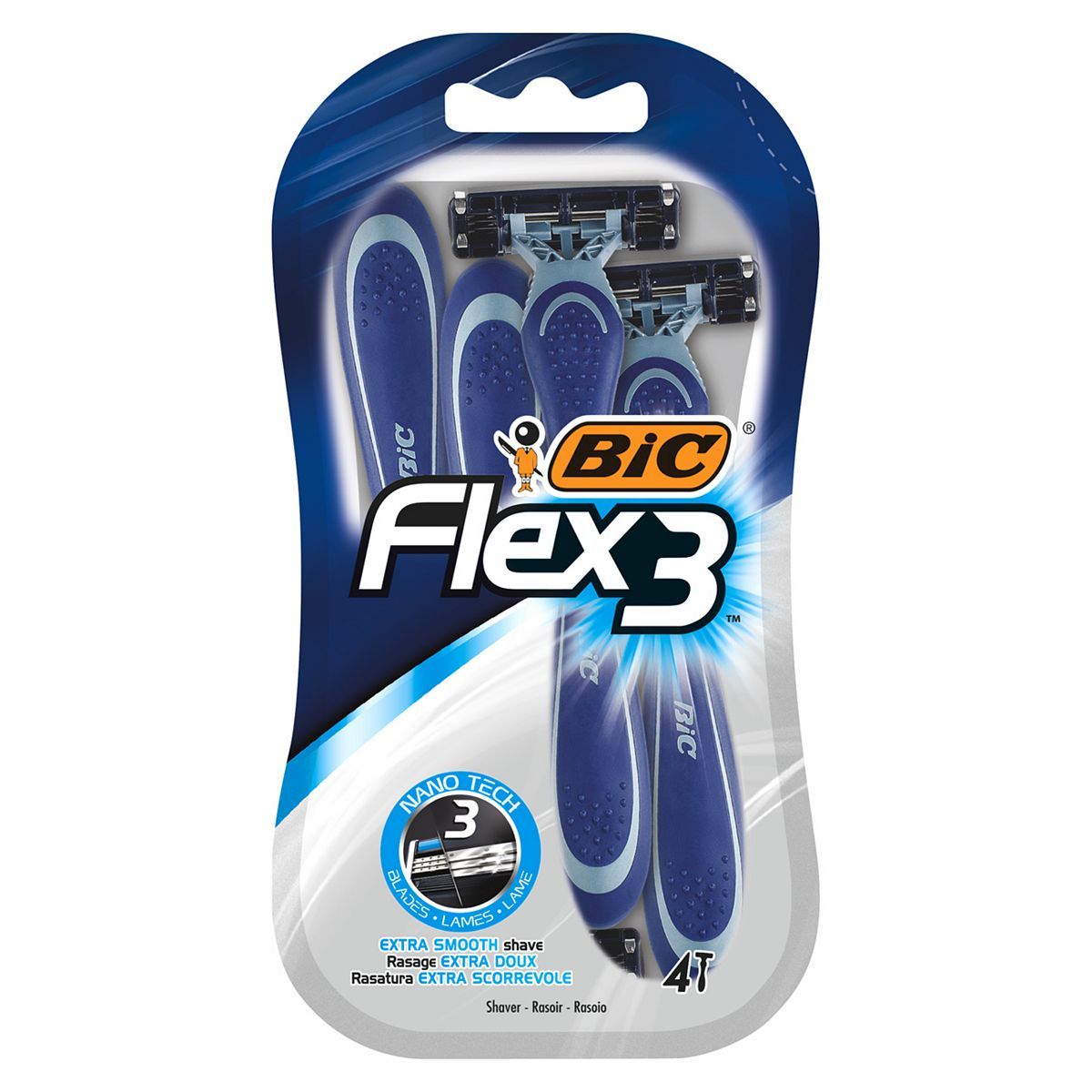 BIC Flex 3 Comfort Razors 4 Pack - McGrocer