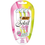 BIC Soleil Bella Colours Ladies Shaver Blister of 3 - McGrocer