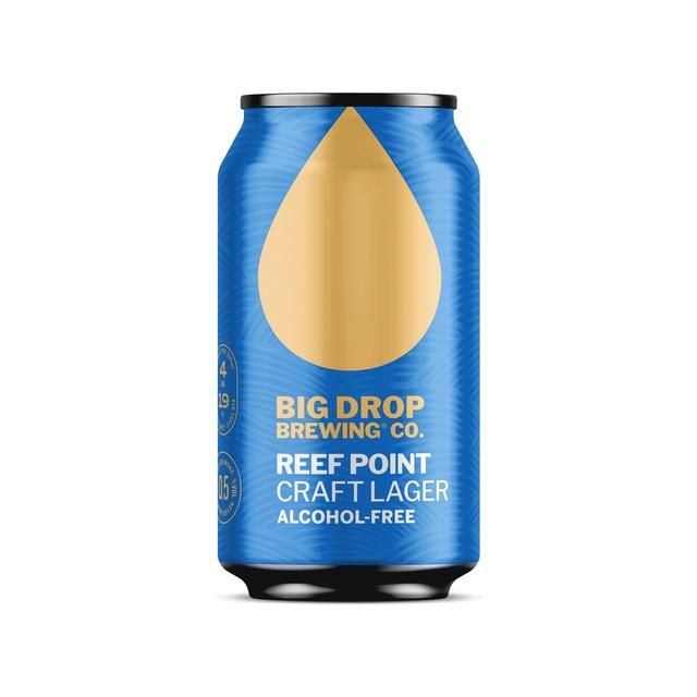 Big Drop Reef Point Alcohol Free Craft Lager 330ml - McGrocer