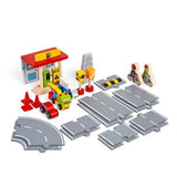 Bigjigs Rail 54 Piece Wooden Roadway Accessory Pack - McGrocer