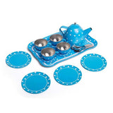 Bigjigs Toys Blue Polka Dot Tea Set - McGrocer
