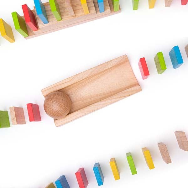 Bigjigs Toys Domino Run Game - McGrocer