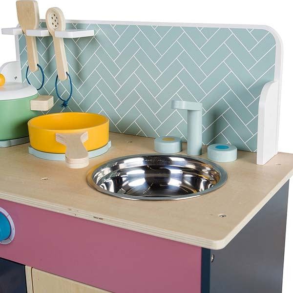 Bigjigs Toys Simply Scandi Wooden Kitchen Playset - McGrocer