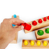 Bigjigs Toys Wooden Peg Blocks Sorting Toy - McGrocer