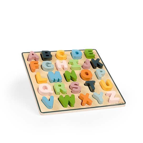 Bigjigs Toys Wooden Uppercase ABC Puzzle - McGrocer
