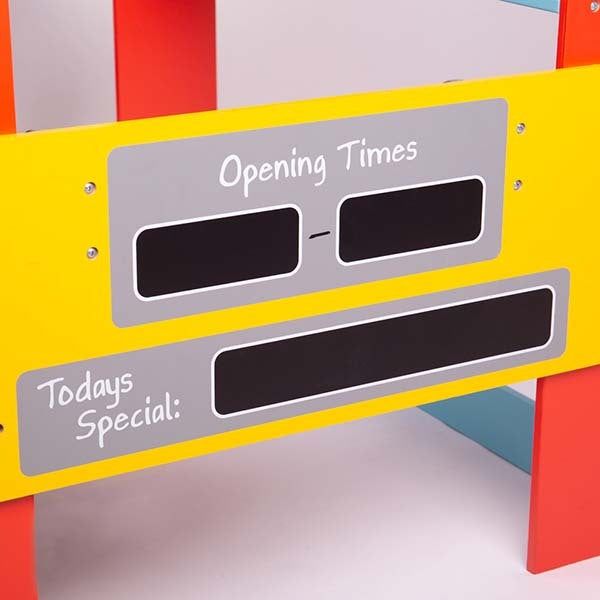 Bigjigs Toys Wooden Village Shop Playset - McGrocer