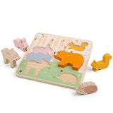 Bigjigs Toys Woodland Chunky Puzzle - McGrocer