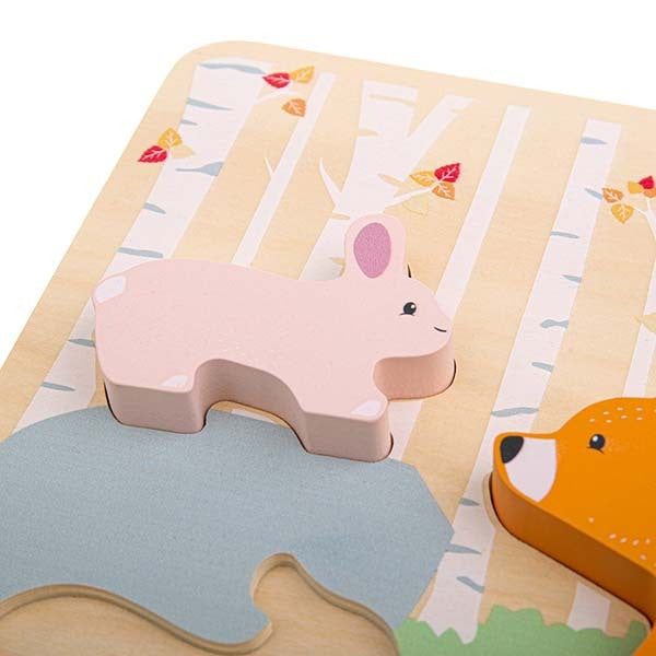Bigjigs Toys Woodland Chunky Puzzle - McGrocer