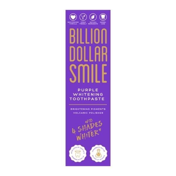 Billion Dollar Smile Purple Tooth Polish 75ml - McGrocer