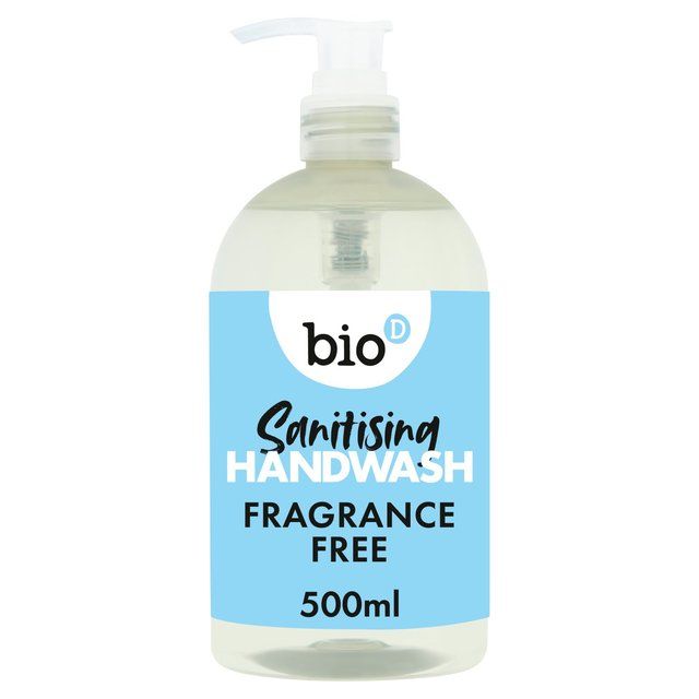 Bio-D Eco Fragrance Free Sanitising Hand Wash 500ml - McGrocer