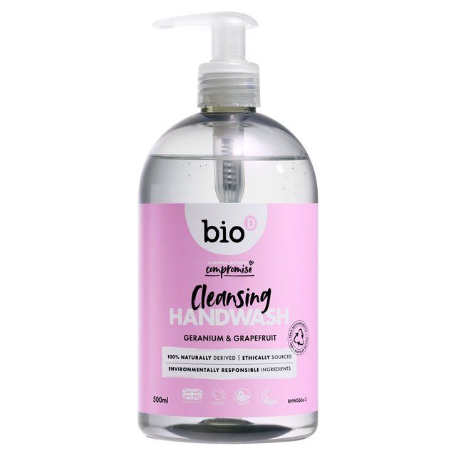 Bio-D Eco Geranium Sanitising Hand Wash 500ml - McGrocer