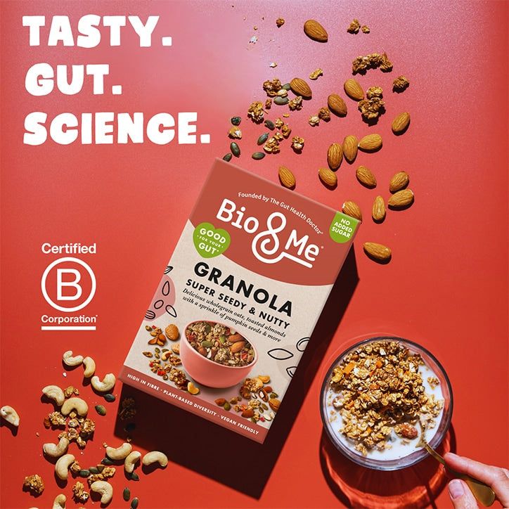 Bio & Me Cocoa & Hazelnut Protein Gut-Loving Granola 360g - McGrocer