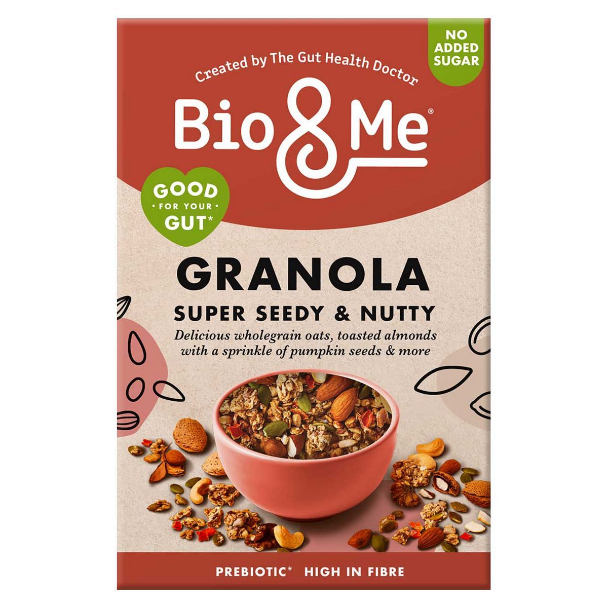 Bio&Me Gut-Loving Super Seedy & Nutty Granola - 360g - McGrocer