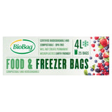 BioBag 4L Compostable Food and Freezer Bags 25 per pack - McGrocer