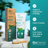 BioDenta Natural Whitening Toothpaste SENSITIVE Vegan 75ml - McGrocer