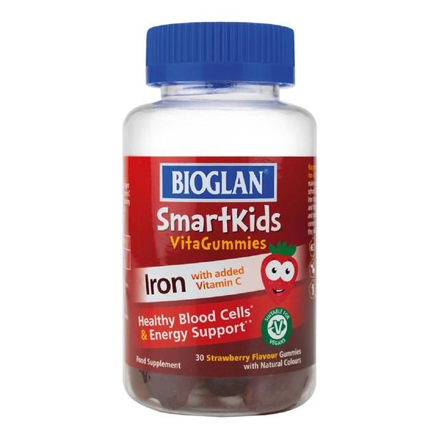 Bioglan SmartKids Vitagummies Iron 30 per pack - McGrocer
