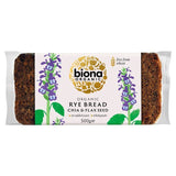 Biona Organic Yeast Free Rye Chia & Flax Seed Bread 500g - McGrocer