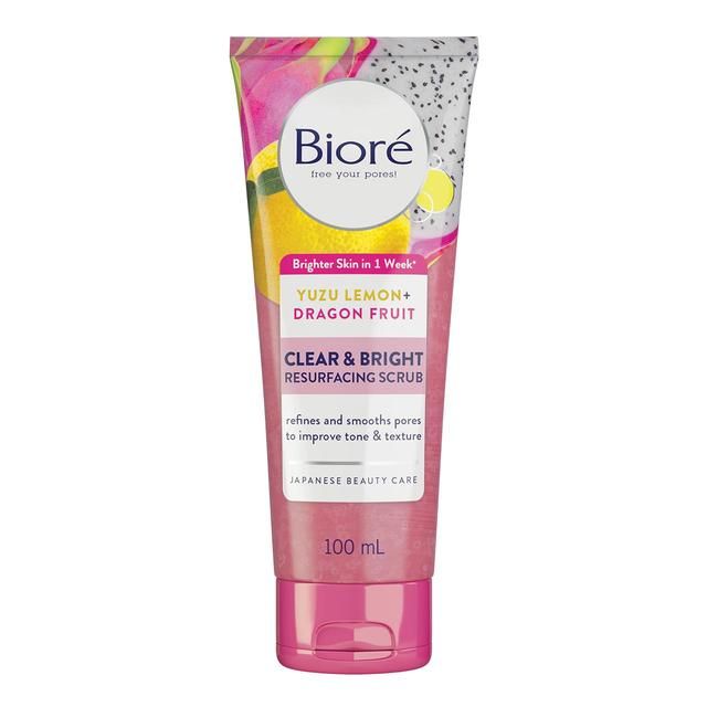 Biore Clear & Bright Resurfacing Scrub 100ml - McGrocer