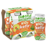Biotiful Gut Health Peach & Pineapple Kids Kefir 4 x 100ml - McGrocer