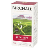 Birchall Great Rift Breakfast Blend - 15 Prism Tea Bags   15 per pack - McGrocer