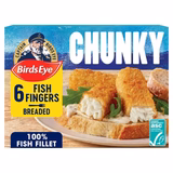 Birds Eye 6 ASC Chunky Breaded Fish Fingers 360g - McGrocer