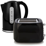 Black 2 Slice Toaster & Kettle Bundle - McGrocer