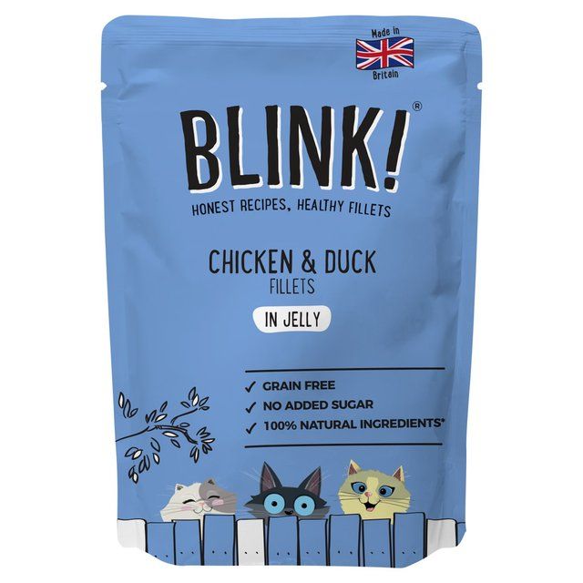 Blink Chicken & Duck Fillets Wet Cat Food Pouch 85g - McGrocer
