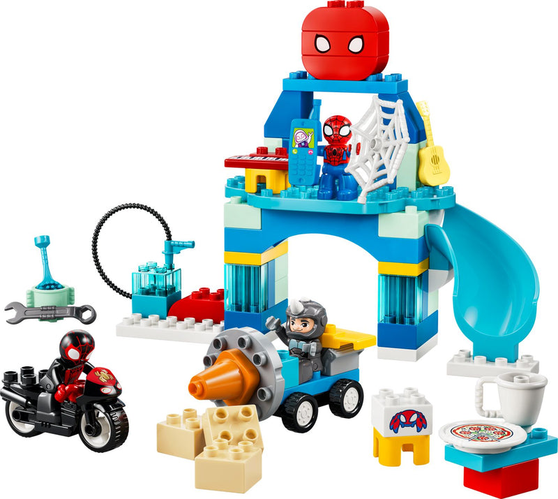 LEGO Duplo Marvel Team Spidey Webquarters building toy set, UK version