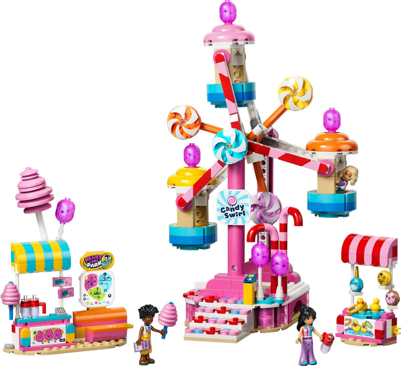 LEGO Friends Candy & Cupcake Ferris Wheel building set 602 pieces (British brand)