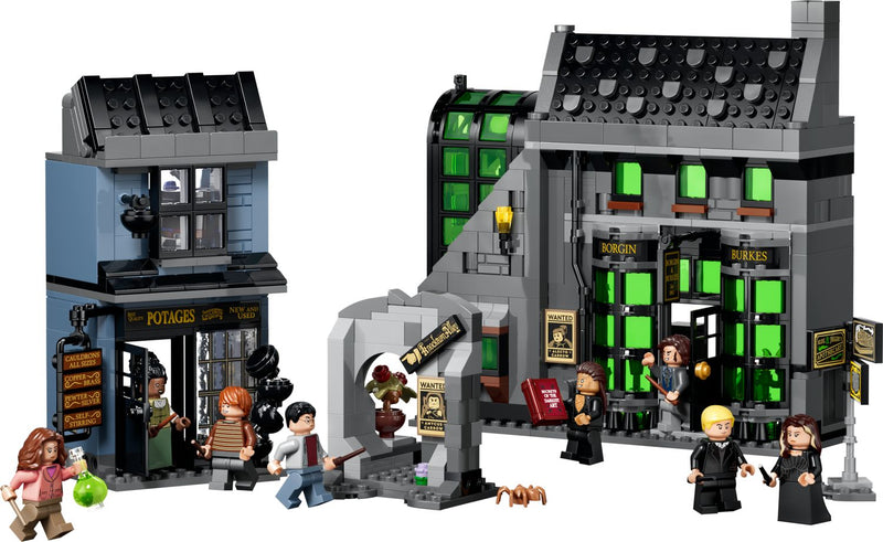 LEGO Harry Potter Knockturn Alley Wizarding Shops building set (British brand)