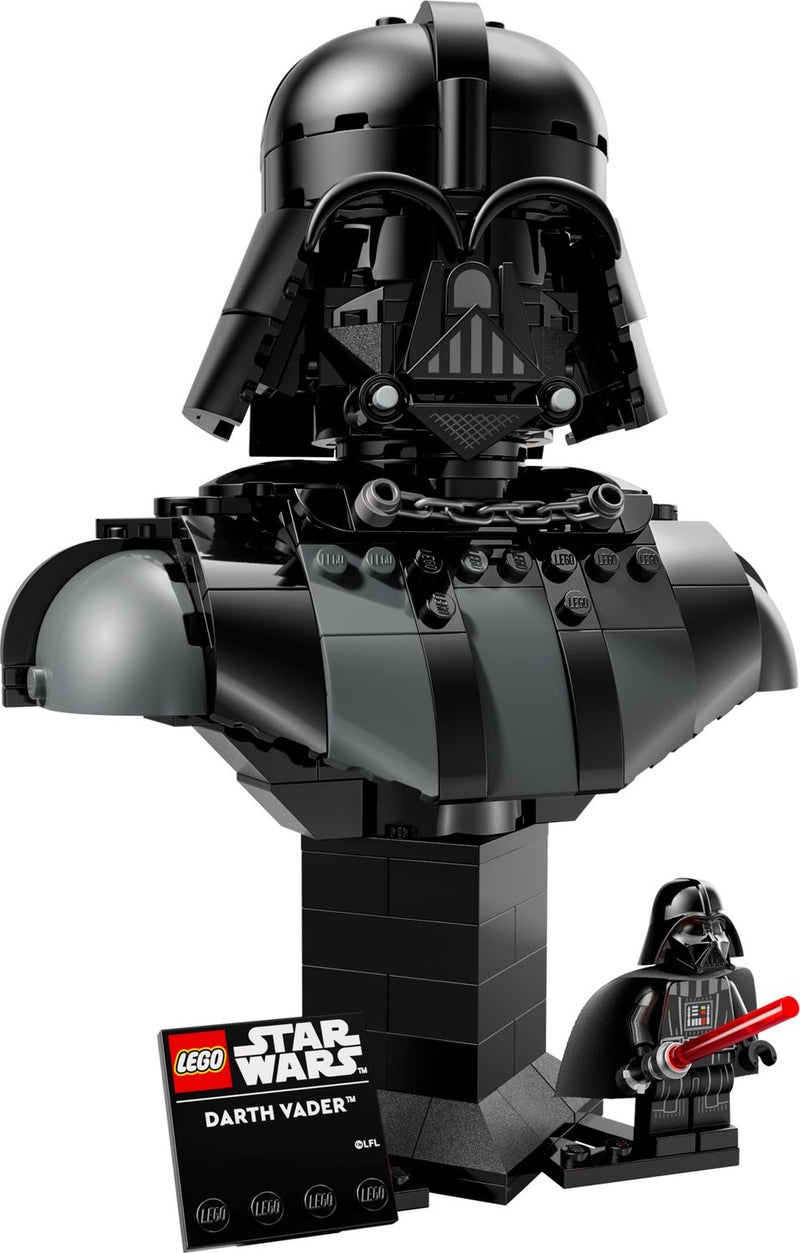 LEGO Star Wars Darth Vader Bust 75439, imported from the UK