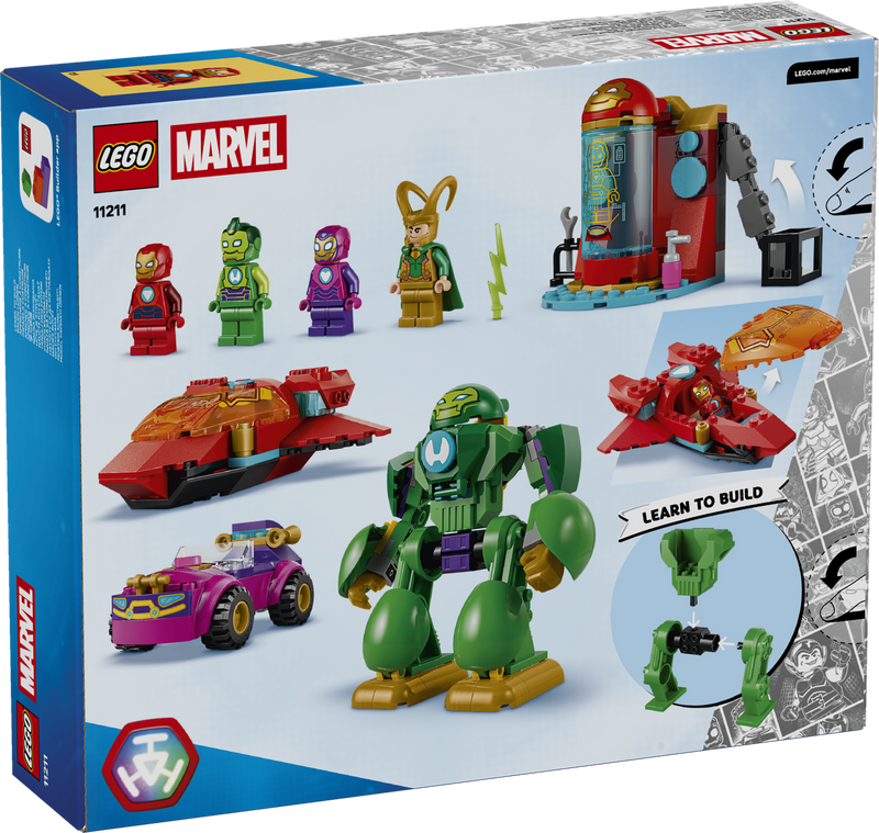LEGO Loki vs. Team Iron Man building set 204pc - British product
