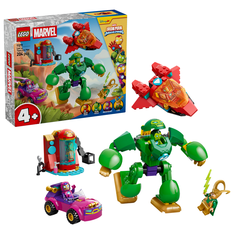LEGO Loki vs. Team Iron Man building set 204pc - British product