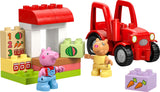 LEGO DUPLO Peppa Pig Tractor and Market building toy, UK version