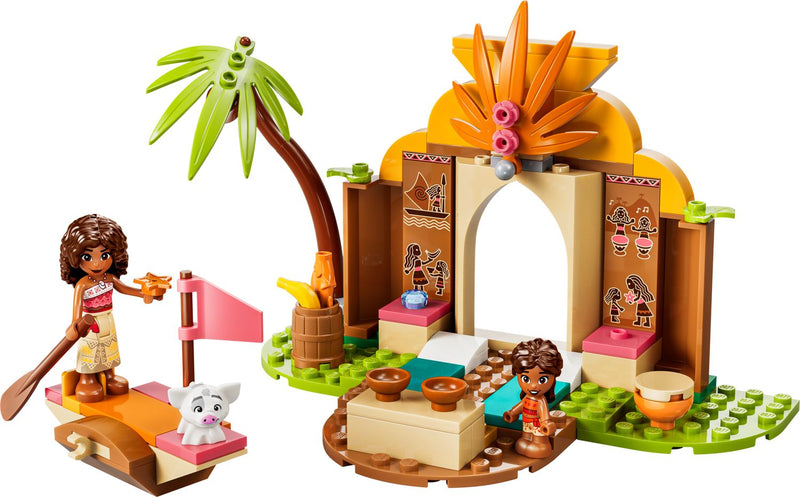 LEGO Moana Village House & Boat building set, UK version