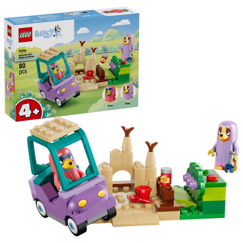 LEGO Bluey Grannies building set 80 pieces - British product