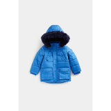 Blue Borg-Lined Quilted Jacket - McGrocer