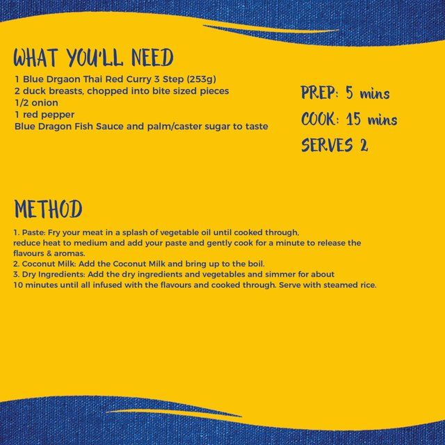 Blue Dragon Thai Red Curry Kit 253g - McGrocer