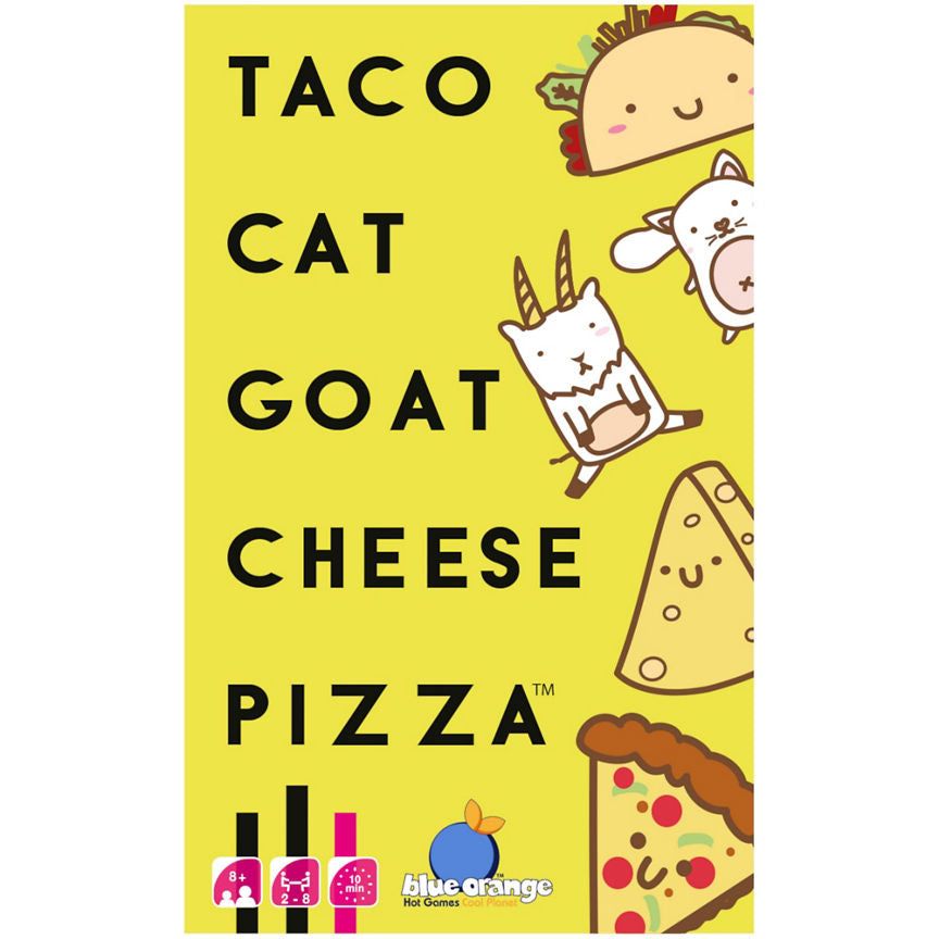 Blue Orange Taco Cat Goat Cheese Pizza Card Game - McGrocer