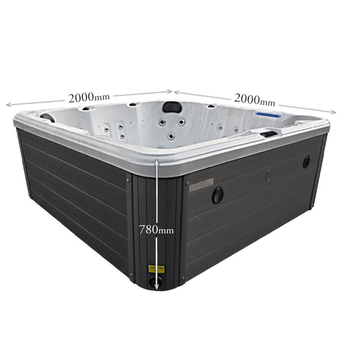 Blue Whale Spa Olive Bay 54-Jet 6 Person Hot Tub - Delivered and Installed - McGrocer