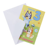 Bluey 3rd Birthday Card - McGrocer