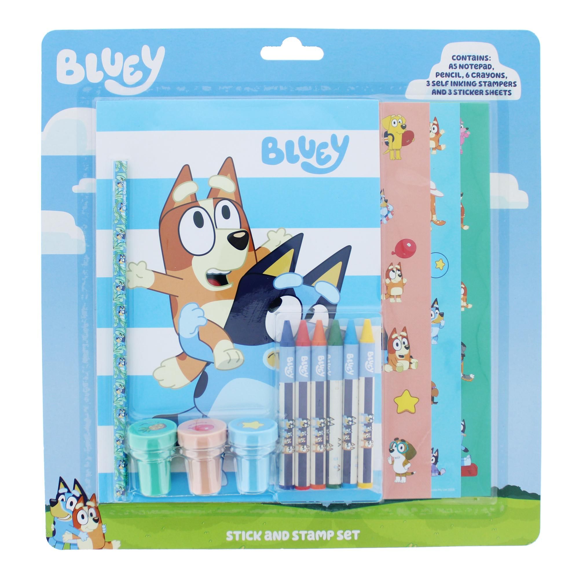 Bluey Stick & Stamp Set - McGrocer