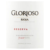 Bodegas Palacio Glorioso Rioja Reserva   75cl - McGrocer