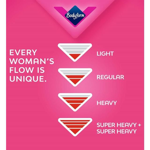 Bodyform Cour-V Ultra Long Sanitary Towels Wings 22 per pack - McGrocer