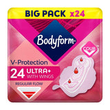 Bodyform Cour-V Ultra Normal Sanitary Towels Wings 24 pack - McGrocer