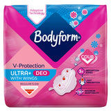 Bodyform Cour-V Ultra Normal Scented Sanitary Towels Wings 10 pack - McGrocer