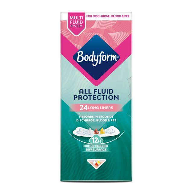 Bodyform Dailies Extra Protection Long Panty Liners 24 per pack - McGrocer