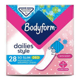 Bodyform Dailies So Slim Scented Panty Liners 28 pack - McGrocer