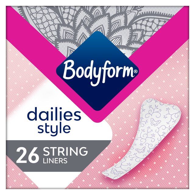 Bodyform Dailies String Panty Liners 26 per pack - McGrocer
