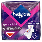 Bodyform Ultra Night Extra Large Sanitary Towels Wings x9 - McGrocer